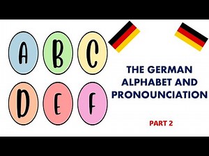 1 hour German 🤔🇩🇪,The German alphabet ✍️ die Buchstaben(Part 2 with examples)🇩🇪