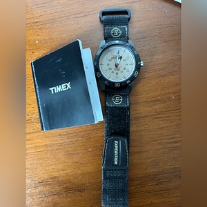 Timex Expedition Military Chronograph Indiglo Water Resistant 50M Watch, T49833