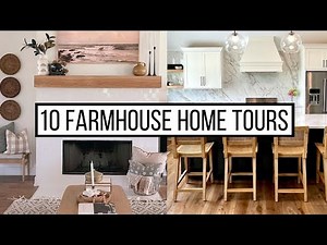 10 Antique Farmhouse Style Home Tours (Music Only)