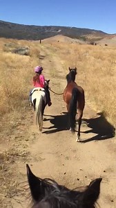 2.5K views · 480 reactions | Here is Charlie’s mommy Shiloh (age 9) ponying Charlie off her pony, to get him used to his new environment!  Cuteness overload to start off the weekend!  #LTHCharlie #righthorse | Love this Horse, Equine Rescue Inc. | Facebook