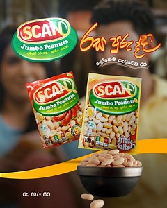 පුරුදු වෙලානෙ ඉතිං... Scan Jumbo Peanuts රස පුරුද්දට තමයි කාගෙත් මනාපෙ! #ScanJumboPeanuts #Election2024 #AnytimeSnacking #FunTime | Scan Peanuts