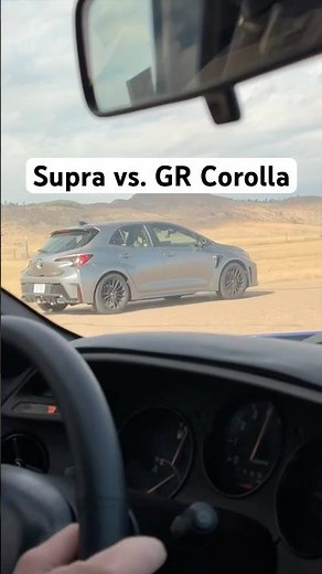 Supra vs. GR Corolla drag race!