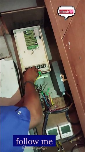 vfd control⚡ and pawer conection don't try non technician