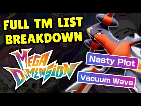 FULL TM MOVE LIST! Pokemon Legends Z-A Mega Dimension DLC Meta Analysis! Competitive Guide!