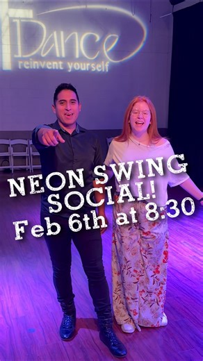 Salsa, Bachata & Swing in Utah | DF Dance Studio on Instagram: "Country Swing dance social happening in Utah on Feburary 6! Join us at the grand opening of NEON SWING, our upcoming Country Swing & Line Dance social🤠🔥 Meet new friends, learn Country Swing basics and line dances, and dance the night away with our NEON theme! DF students! Want a discount before you secure tix? Text "neonswing" to 801-466-0490 and save on your entry! Redeem that code for your tix on www.dfdancestudio.com/country-s