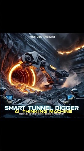 Smart Tunnel Digger – The AI Machine That Thinks Underground