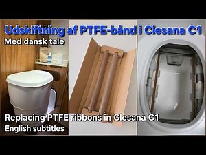 Udskiftning af PTFE-bånd i Clesana C1. Vi viser dig hvordan du selv gør det. Ret nemt og hurtigt.