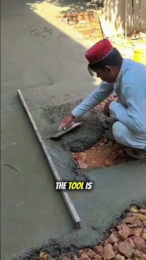 Perfect Concrete Finishing Technique Using Cement Trowel | Satisfying Construction Skill