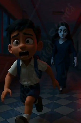 New teacher in the school is gost 😱 #ai #horrorstories #viralshorts