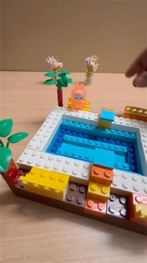 Lego pool #trending #lego #funbuildingblocks #viral #toys #mustwatch #building #youtubeshorts #diy