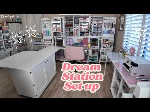 Create Room Dream Station Setup | Organizing My Craft Room with the Create Room set up