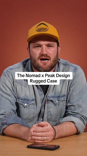 Nomad x Peak Design: a match made in Design Heaven. Marking the first time we've ever collaborated on a phone case, the Nomad x Peak Design Rugged Case maintains all the functionality and versatility of SlimLink™️, with the added protection of @Nomad's sturdy case structure, giving it 15-foot drop protection. Available now for the iPhone 14 Pro/Pro Max at either peakdesign.com or nomadgoods.com. Link in bio.