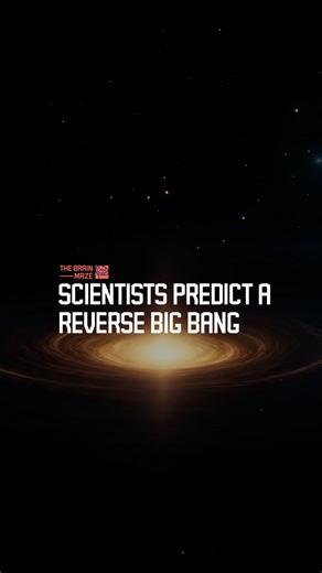 Scientists Predict a Reverse Big Bang - Will the Universe expand forever, or collapse into itself? What if dark energy isn’t constant, but changing? New research published in the Journal of Cosmology and Astroparticle Physics suggests our cosmos could one day reverse its course. Could this mean a final Big Crunch awaits us? Watch to uncover how physicists are redefining the ultimate fate of everything. | The Brain Maze