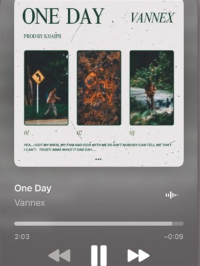 One Day Vannex lyrics — One Day by Vannex (HYPE)