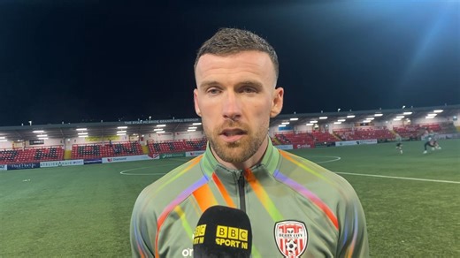 DERRY RESCUE A POINT AT HOME TO DUNDALK Michael Duffy scored a late penalty to rescue a point for Derry City as they twice came from behind to draw 2-2 with newly-promoted Dundalk in the Premier Division at the Brandywell. Patrick McClean gave his reaction to our sports reporter Eric White… | BBC Radio Foyle