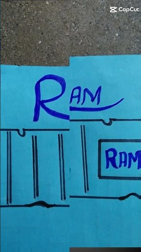 How to draw a picture of RAM and ROM | RAM AND ROM | #shortvideo#viral#shorts #trendingshorts #