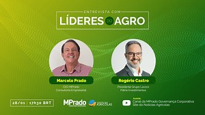 Líderes do Agro: Marcelo Prado entrevista Rogério Castro, presidente da Lavoro Fundo Pátria