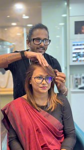 1M views · 19K reactions | Frizz under control ✨ Beige brown perfection 癩 Square layers with bangs = effortless style ✂️ #bimalshairstudioluxe #bimalsbarasat #bimalssodepur #bimalskhardah #BimalsAcademy #lorealhaircolourcoder #LorealProfIndia | Bimal Thakur | Facebook