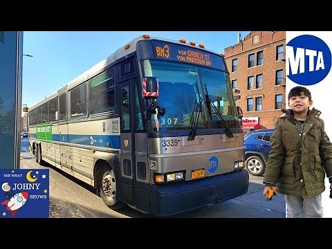 Johny's MTA Bus Ride BM3 Express Brooklyn to Manhattan