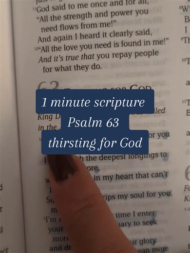 Daily Scripture Reading: Psalm 63 Reflection