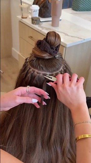 The Secret to Seamless Hair Extensions | Hidden Bead Method Tutorial | Invisible Weft Transformation