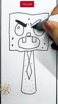 Dibujo Phases in New Incredibox Sprunki OC of DoodleBob ( SpongeBob Squarepants): From Phase 1 to 3