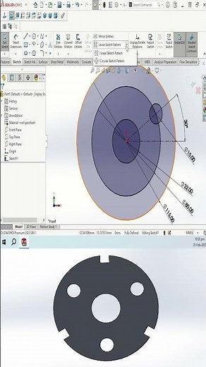 SolidWorks Tutorial: Practice Problem 3.5 #solidworks #CAD #cadsoftwaretutorial #solidworkstutorials