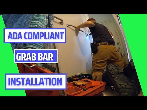 ADA Compliant Grab Bar Installation