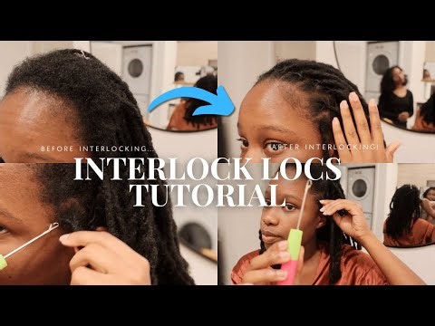 How to Interlock Locs With a Crochet Needle