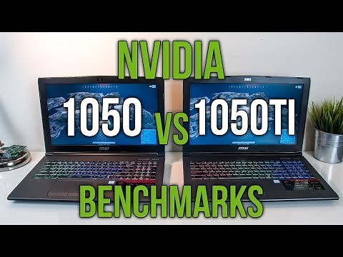 Nvidia 1050 vs 1050 Ti - Laptop Graphics Comparison Benchmarks