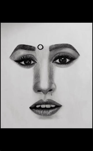 #how to draw a realistic woman face easy