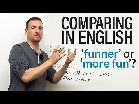 English Grammar - Comparing: funner & faster or more fun & more fast?