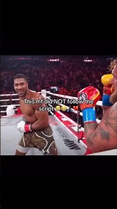 Anthony Joshua forgot to follow the script ☠️