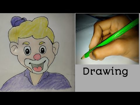 How to Draw Cartoon Joker | Step-by-Step for Beginners #video #foryou #drawing #art 