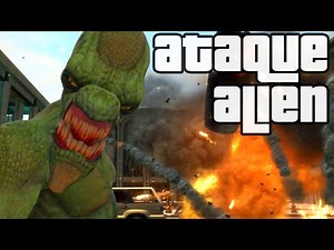 Ataque Alien MOD - GTA IV Insano