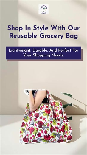 Our Reusable Grocery Bag combines convenience and style, crafted from durable nylon for longevity. 🌼🛒 Perfect for everyday shopping, it’s lightweight and spacious, making eco-friendly choices effortless! . . https://julesgoods.com/products/reusable-grocery-bags-large-capacity-portable-tote-shoulder-bag-lightweight-print-handbag-for-shopping-durable-nylon-shopper-bag #julesgoods #smartgoods #smartproducts #homegoods #smarthomeproducts