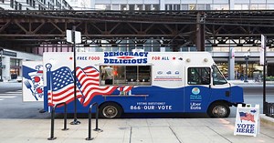 Pizza to the Polls sends free treats to voters waiting in long polling lines