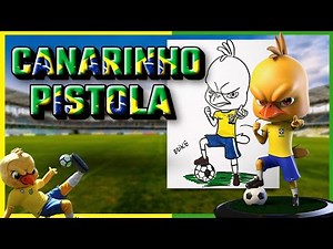 COMO DESENHAR O CANARINHO PISTOLA MASCOTE BRASIL+DESENHOS DOS INSCRITOS - COPA DO MUNDO2022/CATAR