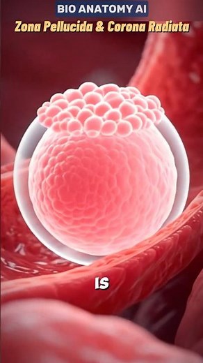 Zona Pellucida & Corona Radiata Explained | Human Egg Fertilization 3DAnimation#fertilization#shorts