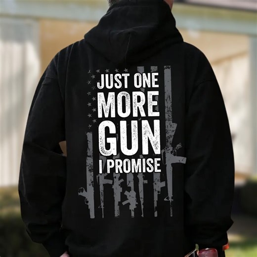 Just One More Gun I Promise American Shirt, Flag USA Guns Lover Tees, Father's Day, Veterans Day, Funny Gun M4 Carbin T-shirt for Men - Etsy