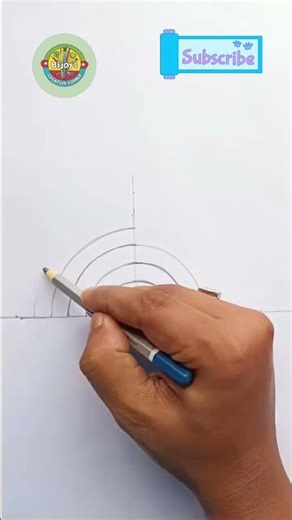 How to Draw a Rainbow | Easy Drawing for Kids #rainbow #shorts #shortsfeed #youtubeshorts #viral