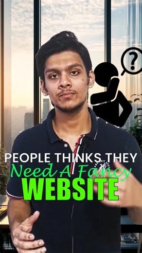 You Dont Need A Fancy Website You Need Functional A Website #webdevelopment #shorts #aftereffects