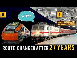 Rajdhani Express ! Making way for Bengaluru Mumbai SLEEPER VB? Train Videos