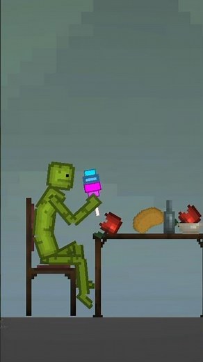 Crazy Eating Challenge in Melon Sandbox 🍕→🥵 Fat Melon Transformation!