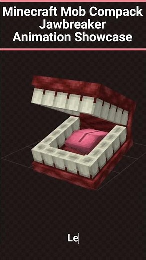 Minecraft Mob Compack Jawbreaker Animation Showcase