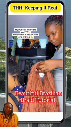 Beautiful Brazilian Wool Braid Tutorial 😍 #hairdesigns #hairgoals #trendingpost #TrendingStyles @kyasimirekamama8 | The Hair Haven