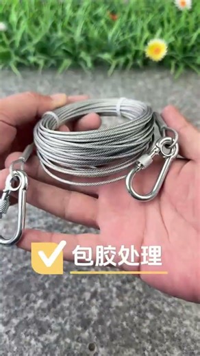 Stainless Steel Wire Clothesline with Climbing Buckles - Easy Hangout Solution