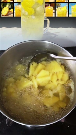 How to make EASY Pineapple Tea 🍍 (#1 Learning Series)#HealthyComfortFood ‪@DinhKitchen22‬