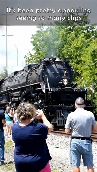 A word for Idiotic Trainspotters #bigboy4014 #trains