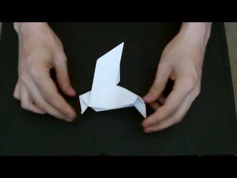 How To Make An Origami Peace Dove [HD]